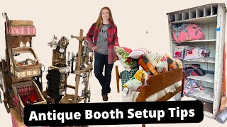 Antique Booth Setup Ideas The Junk Parlor [upl. by Ocsecnarf564]