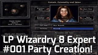 Wizardry8 playthrough Expert creating characters for late game combat [upl. by Eiggem]