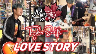 Taylor Swift  Love Story RockPop Punk Cover by John of Minority 905 [upl. by Alon]