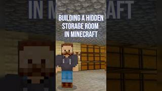 How to Build a Hidden Storage Room in Minecraft  Minecraft Tutorials minecraftideas [upl. by Novehc]