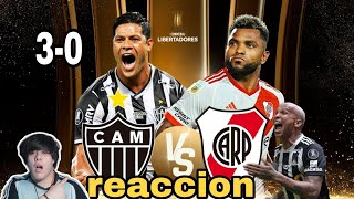 reaccion a atlético minero vs river semifinal de libertadores 1 [upl. by Septima]