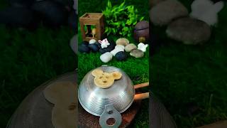 tiny food miniature cooking Micky mouse shape roti [upl. by Kos]