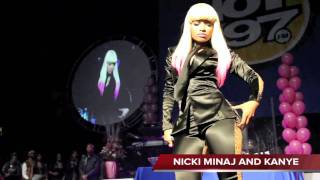 Nicki Minaj live  HOT97 thanksgiving concert with busta rhymes  Rihanna  drake [upl. by Anibur863]