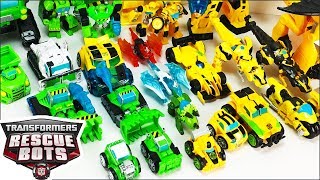 Transformers Rescue Bots Toys Collection Featuring Boulder and Bumblebee [upl. by Mamoun893]