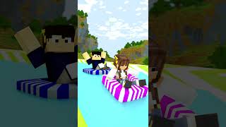 DUDA TEM MEDO de TOBOGÃ no MINECRAFT😱 [upl. by Ahsyla]