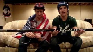 Dylan Larkin DBoss Shooting Pucks in the Basement Official Video [upl. by Ahk]