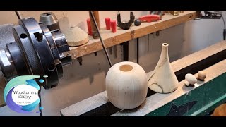 Woodturning Making a New Years gnome [upl. by Jodi]