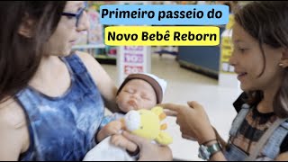 PRIMEIRO PASSEIO DO NOSSO BEBÊ REBORN NA TOYS R US LOJA DE BRINQUEDO EM ORLANDO [upl. by Ralf]