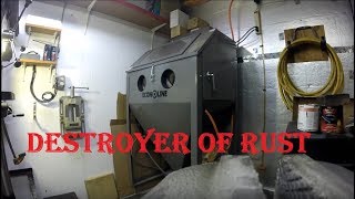 The Best Rust Removal amp Surface Prep  Econoline Cabinet Sandblaster [upl. by Anavoig]