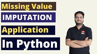 Missing value imputation application In Python  Python missing value imputation [upl. by Idna]