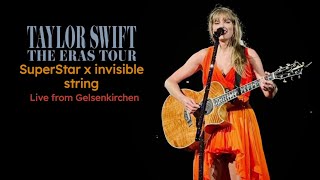 Taylor Swift  SuperStar x invisible string The Eras Tour Gelsenkirchen 2024 [upl. by Conn33]