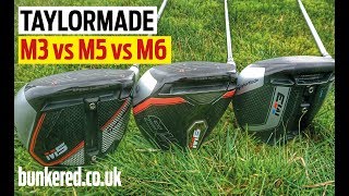 TaylorMade M3 vs M5 vs M6 drivers [upl. by Norse338]