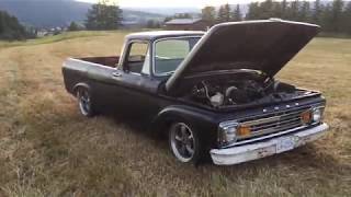 Twin Turbo LS Ford F100 walk around Cammed LQ4 60 classictruck LSSwap fordf100 [upl. by Yenor]