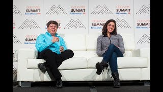 AI experts Oren Etzioni and Shivon Zilis at the 2016 GeekWire Summit [upl. by Ipoillak409]