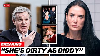 FBI Lists Demi Moore as Key Abuser After Diddy at Diddys Party [upl. by Raimund261]