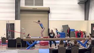 20212022 USAG XCEL GOLD REGIONALS 3rd Place beam agingerinthegym [upl. by Evangelin]