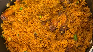 How to make the Best Ghana Party JOLLOF Rice  THAT BANGS Easy Recipe [upl. by Eitsyrhc685]