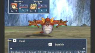 Dragon Quest VIII PS2 Waterfall Cavern Boss  Geyzer [upl. by Greyso]