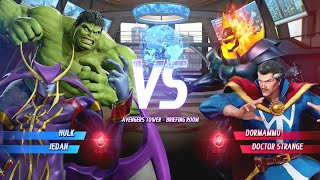 Hulk amp Jedah VS Dormammu amp Doctor Strange I Marvel vs Capcom Infinite [upl. by Naldo483]