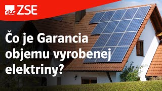 Čo je Garancia objemu vyrobenej elektriny [upl. by Arihat]