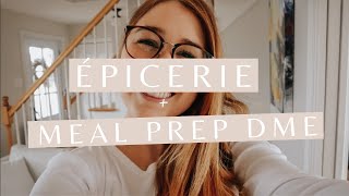 Épicerie haul  meal prep DME  Vlog du 78 avril 2022 [upl. by Annoda]