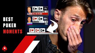 FLOPPING QUADS The best feeling in Poker ♠️ Best Poker Moments ♠️ PokerStars [upl. by Amado]