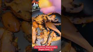 Portobello Mushrooms Recipe 🍄‍🟫 portobellomushroom veganfood easyrecipe healthyfood shorts [upl. by Neenahs]