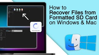 How to Recover Files from Formatted SD Card on Windows amp Mac 2024 [upl. by Anesuza]