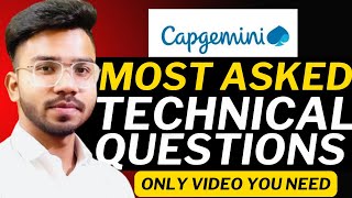 Capgemini Technical Assessment MCQ  Most Asked Questions Leaked🔥 [upl. by Aurelie]