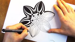 Simple Geometric Pattern  Geometric Drawing [upl. by Rehtul600]