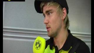 Trainingslager Tag 1  Interview mit Marcel Schmelzer vor dem Abflug ins Trainingslager [upl. by Ilajna709]