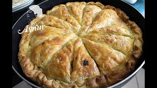 Börek Rezept mit Porree und Hackfleisch Füllung I Pırasalı Arnavut Böreği tarifi [upl. by Pyszka]