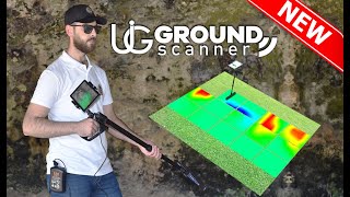 UIG GROUND SCANNER device metals treasures caves and voids with 3D display scanning detector [upl. by Jehiah]