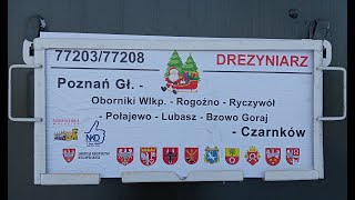 Poznań  Rogoźno  Bzowo Goraj  Czarnków SU46029 amp DREZYNIARZ [upl. by Repsag906]