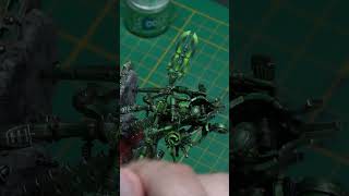 Painting Necron glowing blades is quite satisfying  necrons warhammerminiatures 40k [upl. by Nolat]