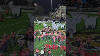 INCREDIBLE halftime Preformance Bentonville High School marchingband 🎺🎷🪈🥁📯👯‍♂️🏈 halftime [upl. by Olonam]