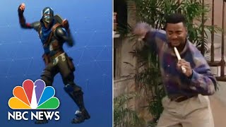 Dance Debate Compare Carlton Dance To Fortnite Dance  NBC News [upl. by Sessylu477]