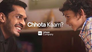 Chhota Kaam  Urban Company [upl. by Bej]