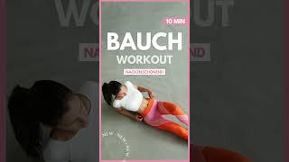 10 MIN BAUCH WORKOUT für Anfänger  nackenschonend  Das schaffst du  Tina Halder [upl. by Curley]