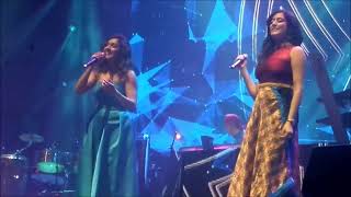 Jonita Gandhi and Neeti Mohan Perform Choti Si Asha Live at Wembley Arena [upl. by Nonnairb]