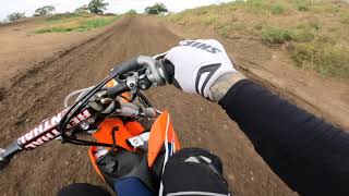 How to relieve stress on a KTM 350 SXF 2022 First Ride [upl. by Lezlie]