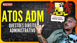 🚨GCM NOVA LIMA MG  QUESTÕES ATOS ADMINISTRATIVO [upl. by Nysilla]