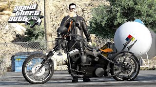 Halloween Special Ride the quotRibquot Mod Motorcycle in GTA 5 [upl. by Strander]