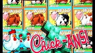 SUPER FUN WINS  PLANET MOOLAH SLOT SLOT MACHINE amp CHICKANS [upl. by Eelirol]