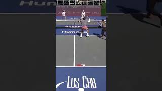 Rachel with a ROAR 🗣️ pickleball pickleballislife pickleballhighlights [upl. by Hanavas]