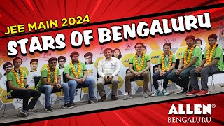 JEE MAIN 2024  STARS OF ALLEN BENGALURU  INTERVIEW WITH MAHESH YADAV SIR [upl. by Eelah]