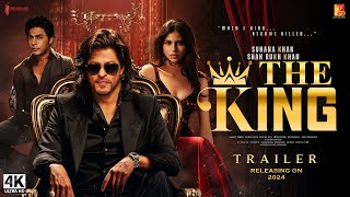 The King  First Look Teaser Trailer  Shah Rukh Khan Suhana Khan Aryan Khan  Sujoy Ghosh 2024 [upl. by Nilde675]