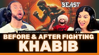 ONE OF THE BEST EVER FROM THE UFC Opponents BEFORE And AFTER Fighting Khabib Reaction [upl. by Anaiad]