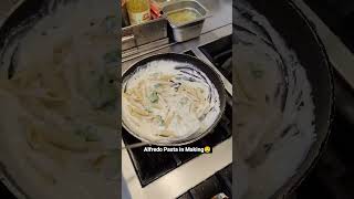 Alfredo Pasta in Making 😍❤️ Tag your Pasta buddies❤️😍 📍work shoot fyp [upl. by Malha]