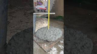 Testing Consistency Of Concrete youtubeshorts shorts short satisfying cement construction [upl. by Eittam]